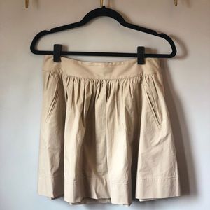 Banana Republic Mini Circle Skirt in Khaki sz 4P